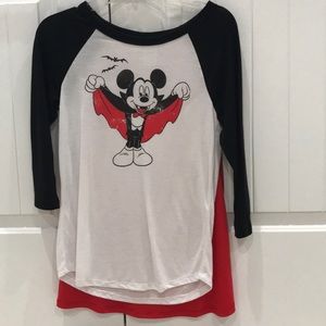 Vampire Mickey shirt w/ cape